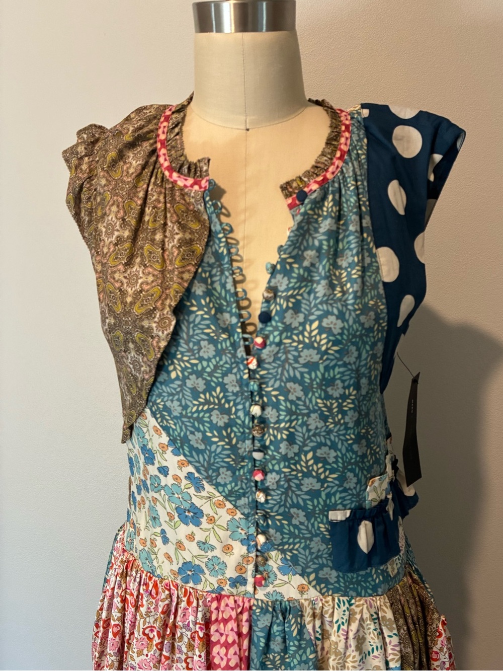 NWT Vintage Marc by Marc Jacobs patchwork dress - Picture 5 of 10